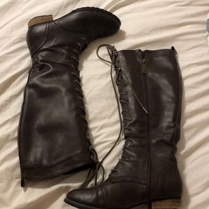 Breckelles dark brown boots